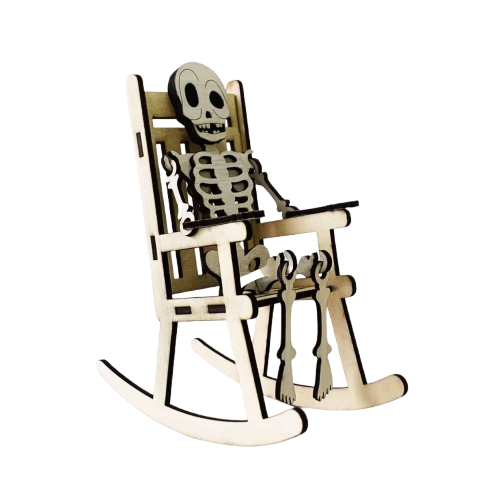 Calavera en mesedora